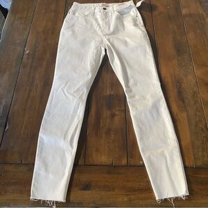 Wrangler Women's sz 4 27x28 High Rise Unforgettable Skinny Jean Bright White New